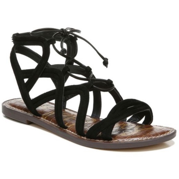 Sam Edelman Women's Black Gasha Gladiator Sandals - Picture 1 of 9
